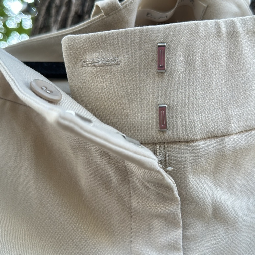 Emaline khnaki‎ Signature trouser pants sz 16 Dress causal work office pants - Picture 3 of 5